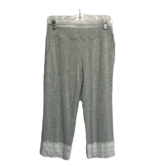 Charter Club Lace Trim Knit Pajamas Pant - Picture 6 of 8